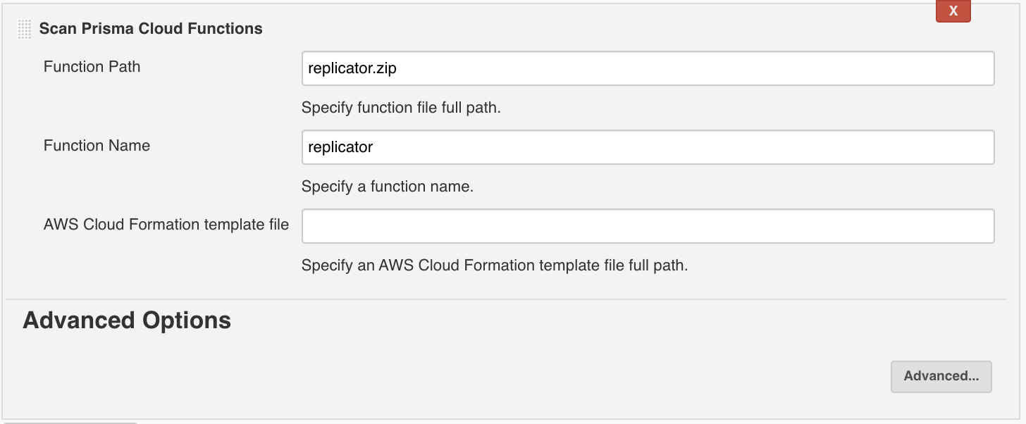 jenkins plugin scan functions build step
