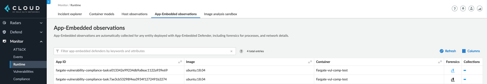 incident explorer app embedded forensics