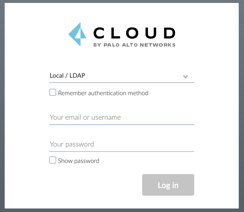 login