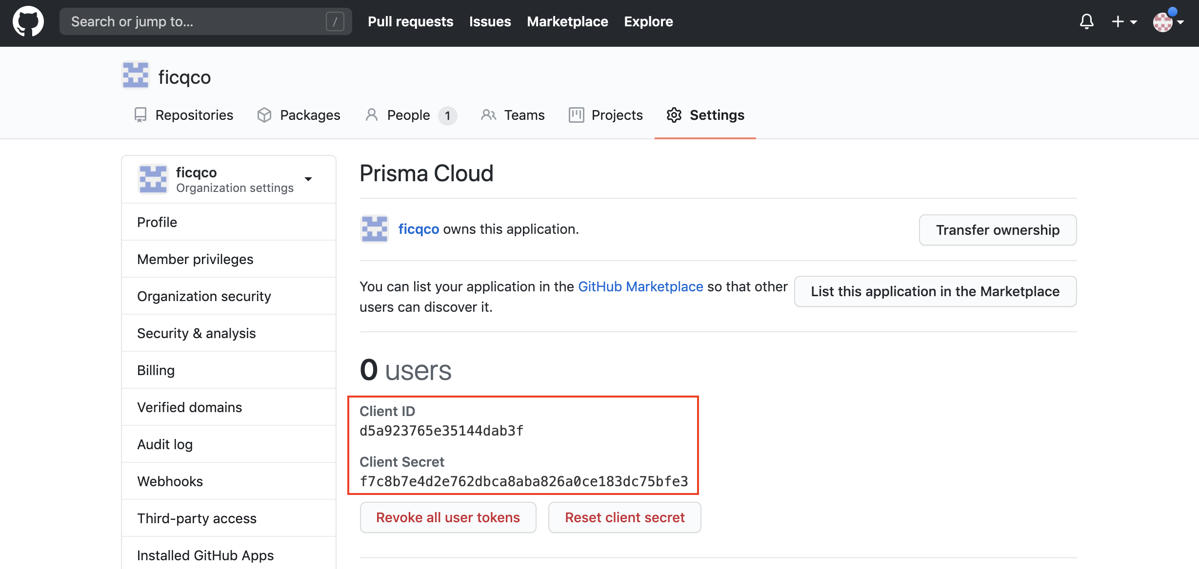 oauth2 github oauth app